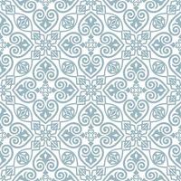 abstrakte nahtlose Blumenmuster. mosaik floraler ornamentaler hintergrund. muslimisches Ornament im arabischen Orientstil mit arabischen, türkischen, indischen Motiven. gut für stoff, textil, hintergrunddesign vektor