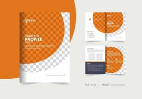 Firmenprofil-Broschüren-Vorlagen-Layout-Design, mehrseitiges Unternehmensbroschüren-Design und bearbeitbares Vorlagen-Layout, Jahresbericht-Vorlagen-Design. vektor