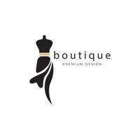 skönhet kvinna mode logotyp boutique abstrakt design vektor ikon illustration