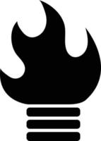 brandfarligt objekt ikon enkel ikon för brandfarlighet eller brännbarhet tecken vektor