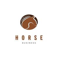 Pferd Symbol Vektor Logo Vorlage Illustration Design