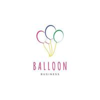 ballong ikon vektor logotyp mall illustration design