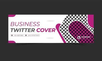 Social-Media-Cover und Header-Design vektor