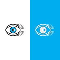 ögonvård vektor logo design