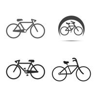 Fahrrad-Logo-Illustrationsdesign vektor