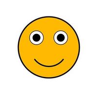 Emoji-Symbol. Emoticon-Design vektor
