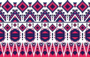 Navajo-Indianer-Stoff nahtloses Muster, geometrischer Stammes-ethnischer traditioneller Hintergrund, Design-Elemente, Design für Teppich, Tapete, Kleidung, Teppich, Interieur, Stickerei-Vektor-Illustration. vektor