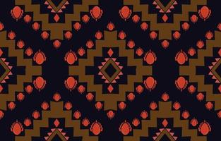 Navajo-Indianer-Stoff nahtloses Muster, geometrischer Stammes-ethnischer traditioneller Hintergrund, Design-Elemente, Design für Teppich, Tapete, Kleidung, Teppich, Interieur, Stickerei-Vektor-Illustration. vektor