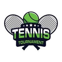 Tennis-Logo-Design, Sport-Logo vektor