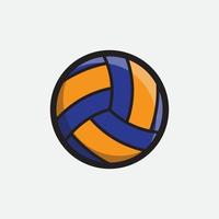 volleyboll boll illustration isolerade i vit bakgrund vektor