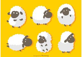 Lustige Schaf-Vektor