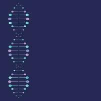 vektorhintergrund der dna-doppelhelix vektor