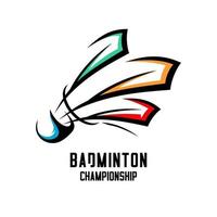 badminton logotyp vektor