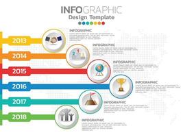 tidslinje infographic design vektor och marknadsföring ikoner