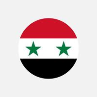 landet syrien. syriens flagga. vektor illustration.