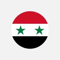 Land Syrien. Syrien-Flagge. Vektor-Illustration. vektor