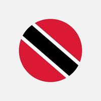 Land Trinidad und Tobago. Flagge von Trinidad und Tobago. Vektor-Illustration. vektor