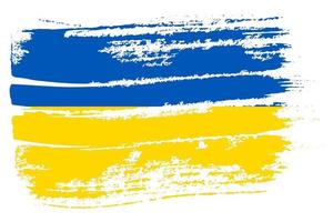 ukrainische nationalflagge vektor