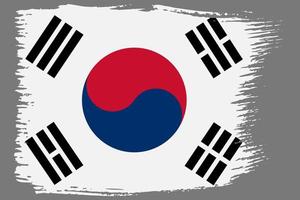 koreanische Nationalflagge vektor