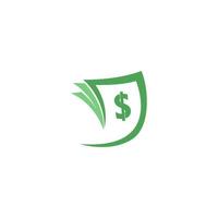 Geld-Symbol-Logo-Illustrationsvorlage vektor