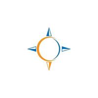 Kompass-Logo-Symbol-Illustration-Design-Vorlage vektor