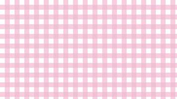 ästhetischer niedlicher rosa Gingham, Schachbrett, Plaid, Tartanmuster-Hintergrundillustration, perfekt für Tapete, Hintergrund, Postkarte, Hintergrund für Ihr Design vektor