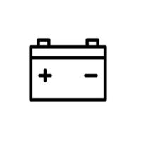 bilbatteri ikonen design vektor mall