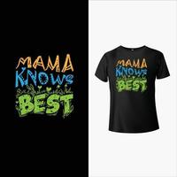 Mama-T-Shirt-Design vektor