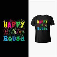 Geburtstag T-Shirt-Design vektor