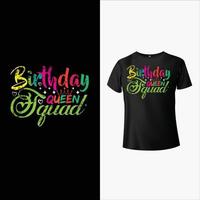 Geburtstag T-Shirt-Design vektor