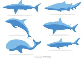 Enkla Sea Life Vectors