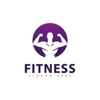 Fitness-Logo-Design-Vorlage, Fitness-Club kreative Symbole vektor