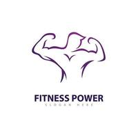 gym logotyp formgivningsmall, fitness club kreativa symboler vektor