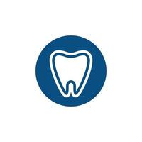 tand, dental ikon logotyp design vektor