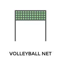 trendiga volleybollnät vektor