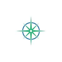 Kompass-Logo-Symbol-Illustration-Design-Vorlage vektor