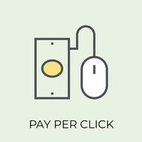 Pay-per-Click vektor
