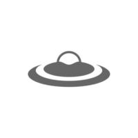 UFO-Symbol-Logo-Design-Illustration vektor