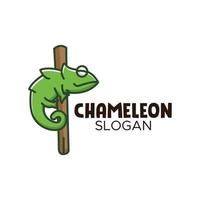 Chamäleon-Logo-Vorlage vektor