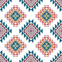 abstraktes geometrisches Motiv ethnisches nahtloses Musterdesign. aztekischer Stoff Teppich Mandala Ornamente Textildekorationen Tapete. tribal boho native ethnische türkei traditionelle stickerei vektor hintergrund