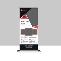 Lebensmittel-Rollup-Banner-Vorlage vektor