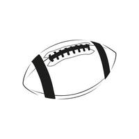 American Football Ball, tolles Design für jeden Zweck. abstrakter Hintergrund. Grafikelementvektor. dunkler Grunge-Hintergrund vektor