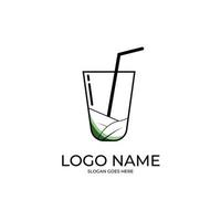 Restaurant-Logo für frische Getränke vektor