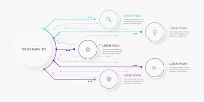 5 Options Modern Infographics