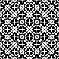 geometrisk sömlös svart och vit bakgrund. geometri. mönster. vektor