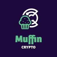 muffins kryptologotyp vektor