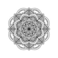 mandala för målarbok. blommor vektor prydnad för bakgrunder, logotyper, klistermärken, etiketter, taggar och annan design.doodle stil.