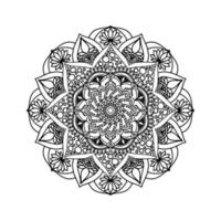 mandala zum ausmalen von book.floral vector ornament für hintergründe, logos, aufkleber, etiketten, tags und andere design.doodle-stil.