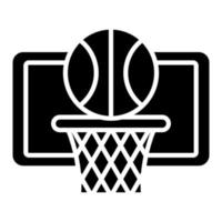 Basketball-Glyphen-Symbole vektor