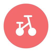 trendiga cykelkoncept vektor